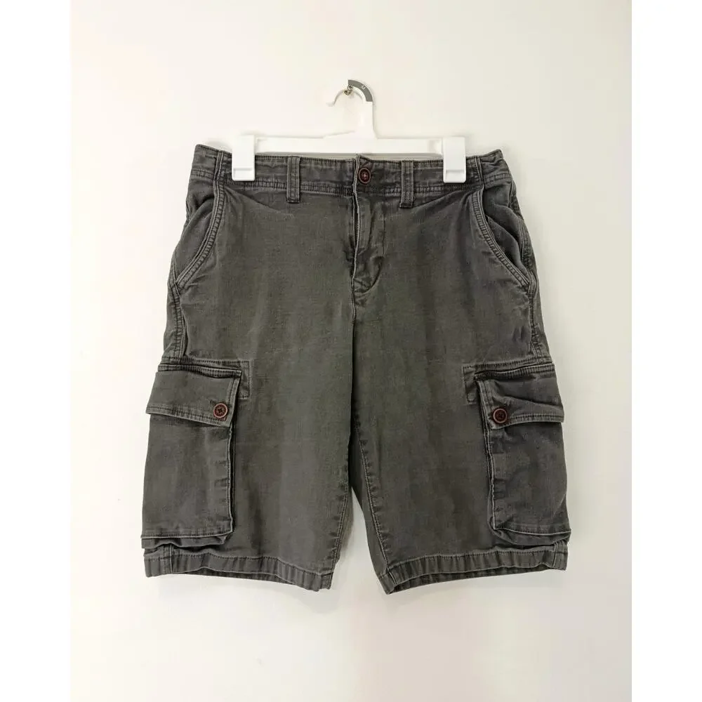 Lucky Brand Men's Outdoor Cargo Shorts Charcoal Gray Size 30